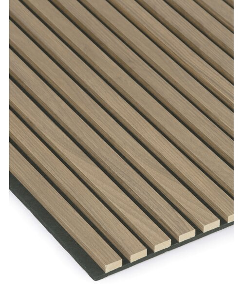 Dřevěný akustický panel, 2400 x 600 mm, B2BP007, ořech