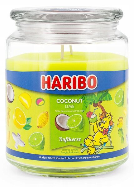 Parafínová vonná svíčka Coconut Lime Haribo 1 ks