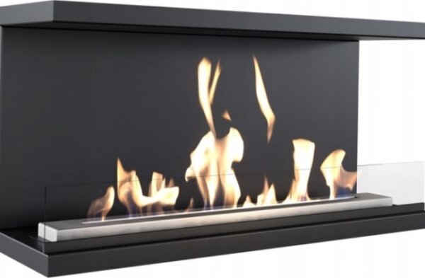 Kratki X-RAY/TUV - Vestavěný BIO krb X-RAY 50x100 cm 3,5kW černá
