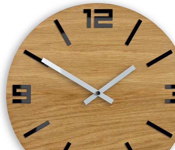 Nástěnné hodiny ModernClock béžové 33,5 cm