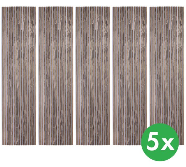 Dřevěný akustický panel, 2400 x 600 mm, B2BP005, balení 5 ks, dub mořený