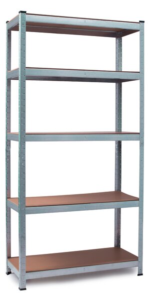 Kovový skladový regál Humberg 150 x 75 x 30 cm, nosnost až 125 kg na polici