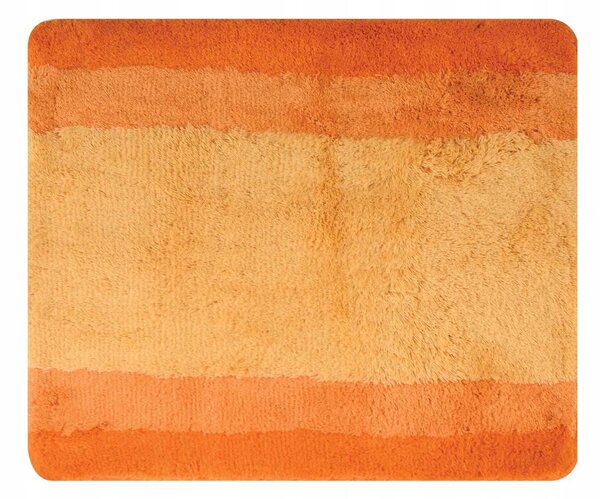 Spirella koupelnová předložka BALANCE, oranžová, polyester, protiskluzová