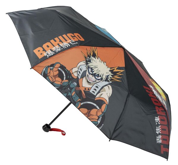 Skládací deštník MY HERO ACADEMIA Ø 97 cm, černý