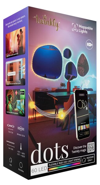 Twinkly LED pásek TWD060STP-B 5V 3m
