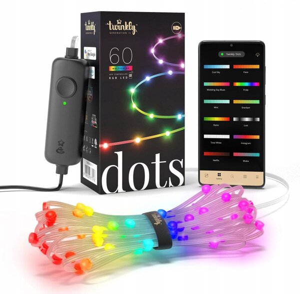 Twinkly LED pásek TWD060STP-B 5V 3m