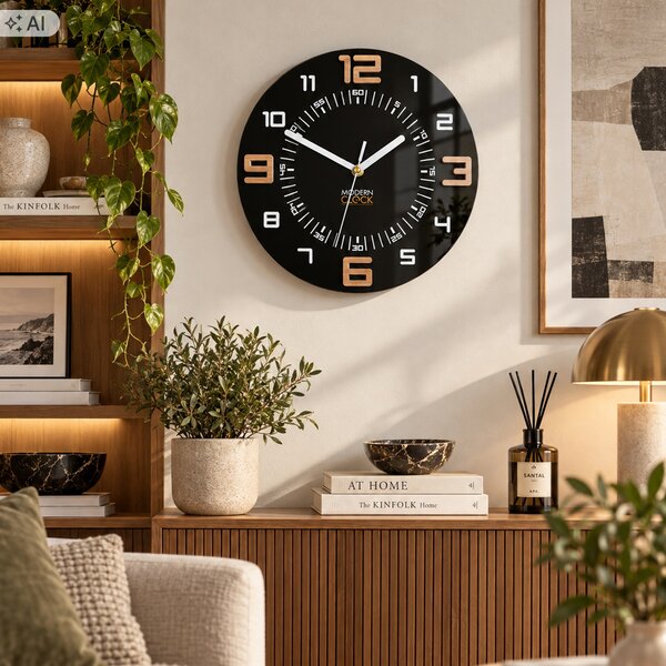 Nástěnné hodiny ModernClock vícebarevné 28 cm