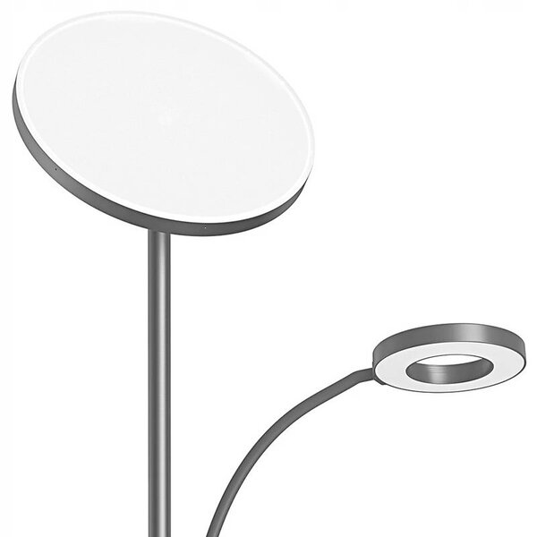 Stojací lampa Blitzwolf BWL-FL-0001 s integrovaným LED zdrojem 36 W, černá