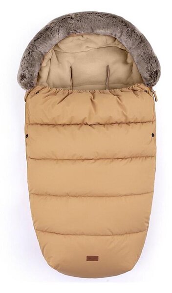 PETITE&MARS - Dětský fusak 4v1 COMFY Elegant Caramel/Beige hnědá