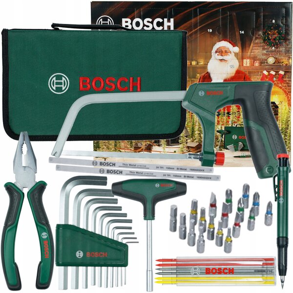 Sada 41 ks bitů a ručního nářadí Bosch + adventní kalendář