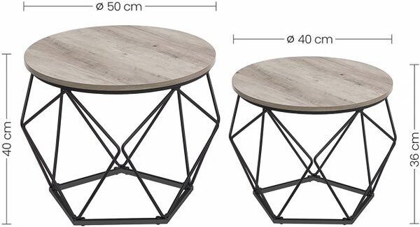 Set konferenčních stolků LET040B02