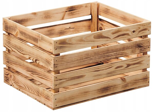 Dekorativní dřevěná bedýnka, borový box, 47 x 36 cm, Kesper