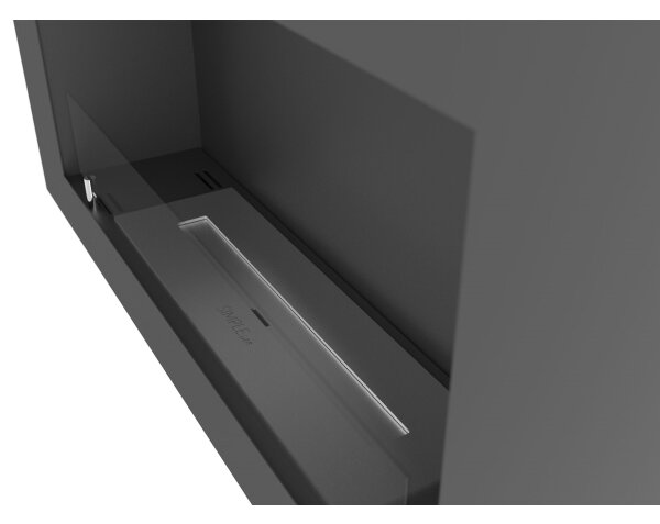 InFire - Nástěnný BIO krb 44x91 cm 3kW černá
