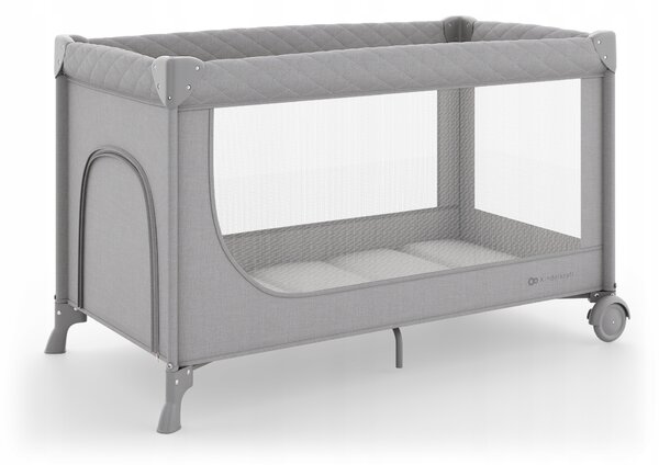 Kinderkraft cestovní postýlka LEODY UP grey