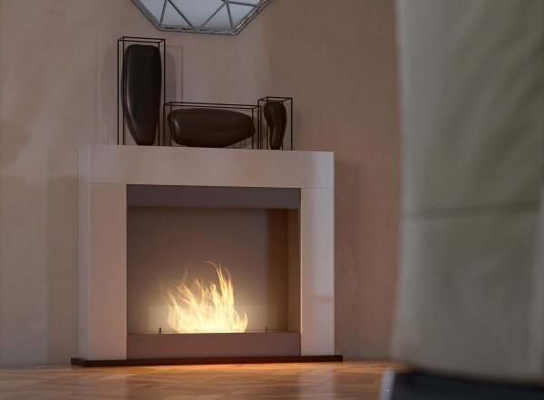 InFire - BIO krb 87,5x110 cm 3kW bílá