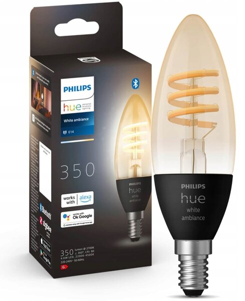 LED žárovka Philips hue E14 4,6 W 350 lm