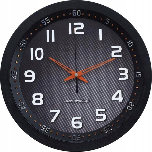 Nástěnné hodiny Technoline černé 30 cm
