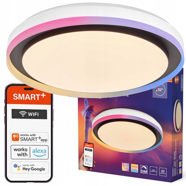 Stropní Svítidlo LED nástěnné svítidlo 38W 1050lm CCT RGB Smart+ WiFi Orbis Osram