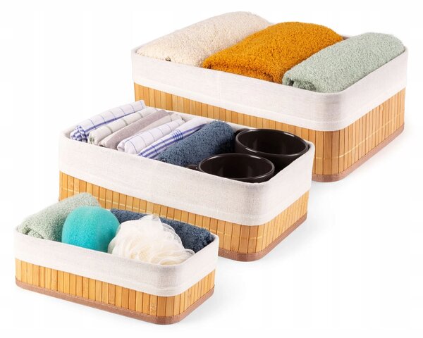 Úložný box set 3ks, Compactor Basket