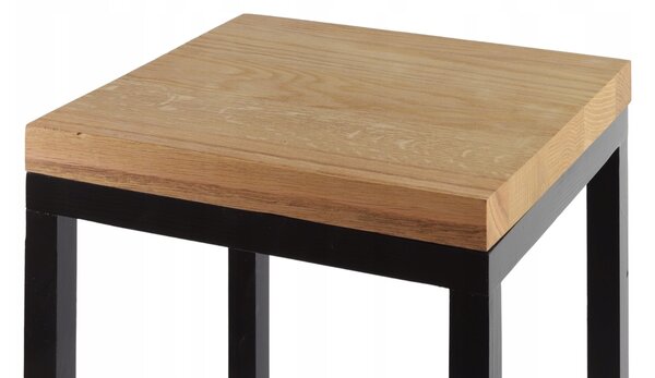 STOJANOVÝ KVĚTINÁČ malý STOJAN NA KVĚTINY 42 cm dubový dřevěný