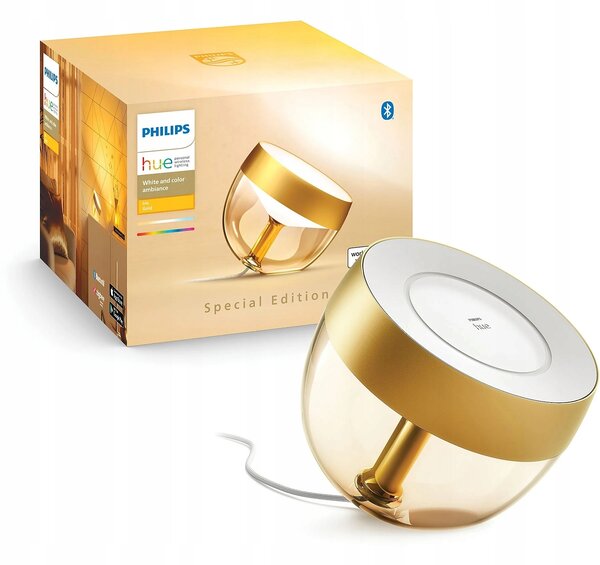Stolní lampa Philips Hue Iris bílá, černá, vícebarevná výkon až 8 W