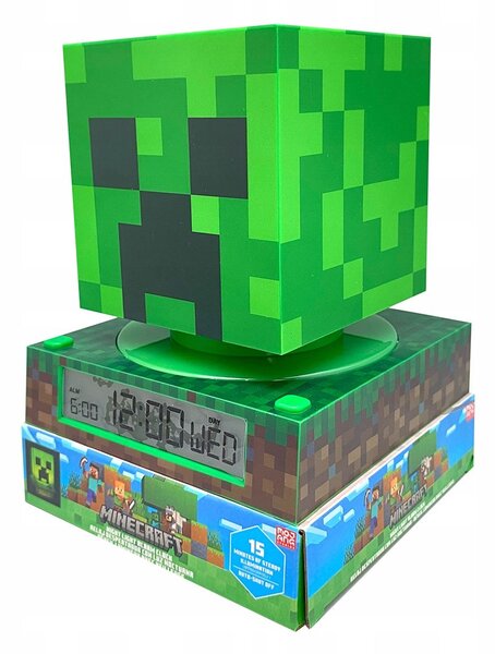 3D Lampa s budíkem Minecraft MIN3020