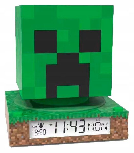 3D Lampa s budíkem Minecraft MIN3020