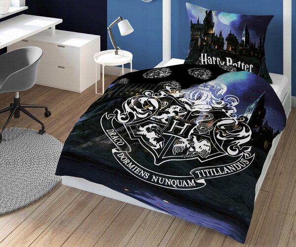 Povlečení pro mládež 140X200 HARRY POTTER hogwarts
