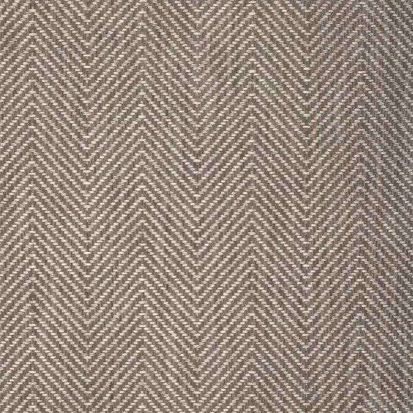 Biante 100% zatemňovací závěs Blackout BKM-302 Šedohnědé cik-cak proužky - šířka 140 cm 140x140 cm