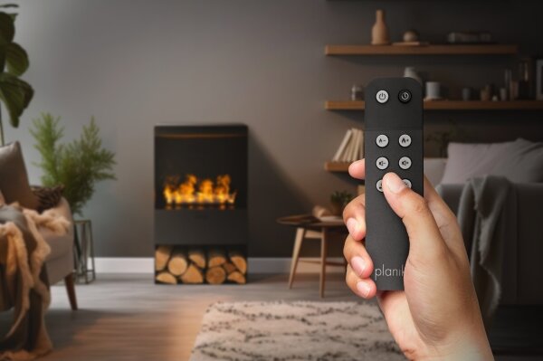 Planika STEAMY - Krb na vodní páru na dálkové ovládání 83x48 cm 125W/230V