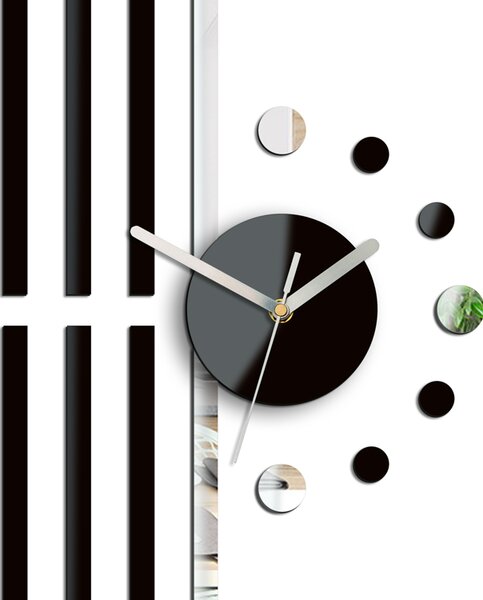 Nástěnné hodiny ModernClock černé 30 cm