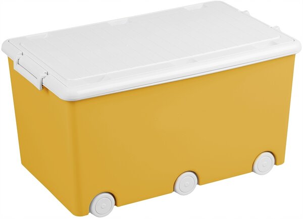 Úložný box na hračky Tega PW-001-124 36 x 29 x 57 cm žlutý