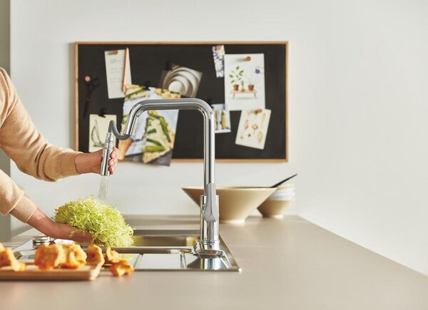 GROHE Eurosmart - Páková dřezová baterie, chrom 30619000