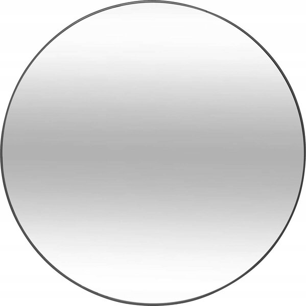 Zrcadlo Atmosphera nástěnné kulaté kovový rám 100 x 100 mm