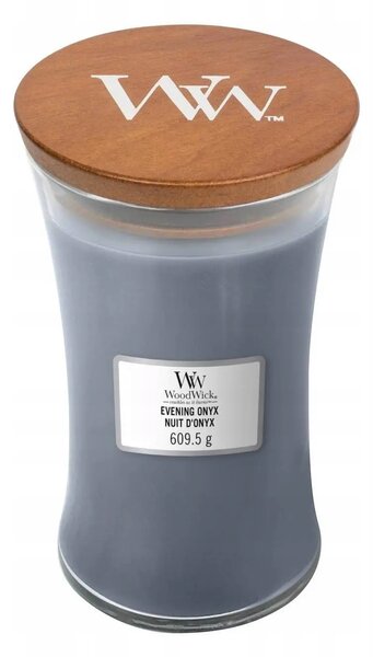 Vonná svíčka WoodWick s dřevěným knotem Evening Onyx 609 g