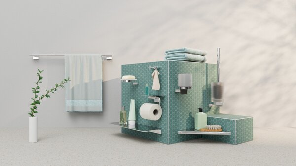 Hansgrohe AddStoris S - Dávkovač tekutého mýdla, chrom 41765000