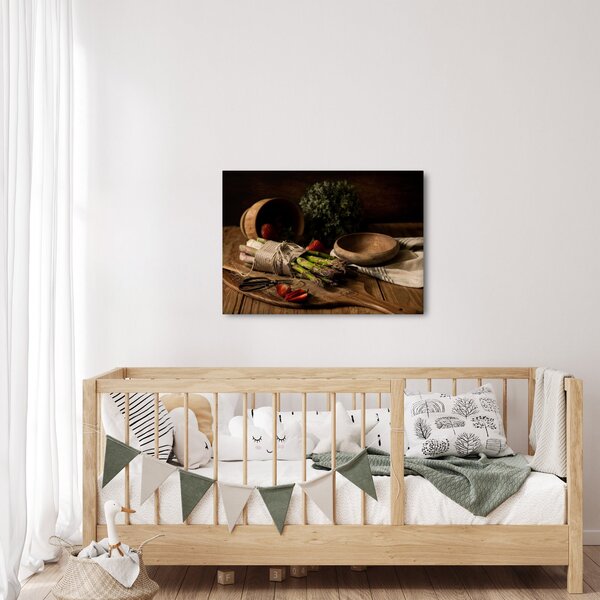 Obraz chřestu na stole (70x50 cm)