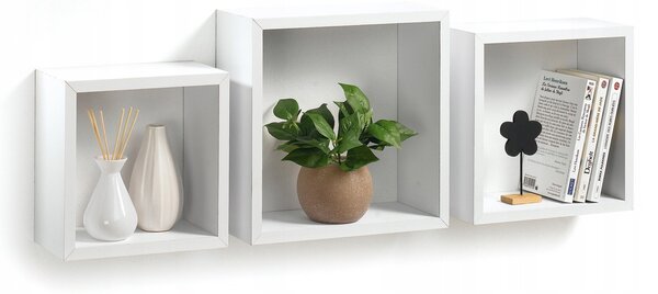 Police MDF deska Homea 30 x 11,8 cm bílá