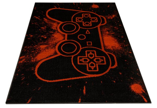 Koberec Lima G932A Gamepad černý / světlečervený