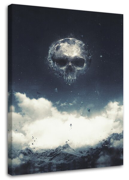 Obraz na plátně Lebka na obloze - Barrett Biggers Rozměry: 40 x 60 cm