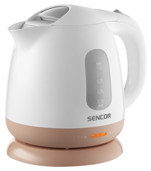 Sencor - Rychlovarná konvice 1 l 1100W/230V bílá/růžová