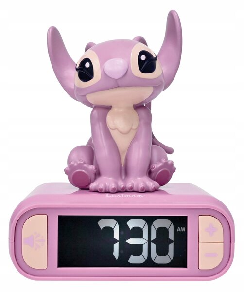Lexibook budík Stitch Angel se svítící figurkou