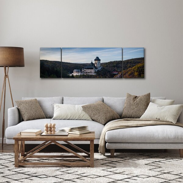 Obraz Karlštejnu (170x50 cm)