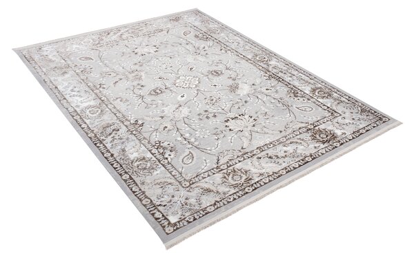 Makro Abra Kusový koberec SAHARA K897D klasický světle hnědý šedý Rozměr: 80x150 cm