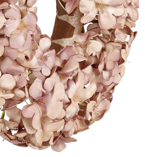 Eglo 428208 - Umělý květinový věnec SOLVANG pr. 35 cm růžová