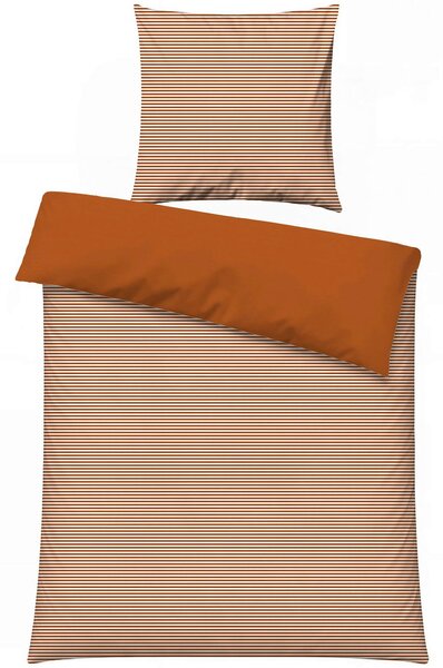 POVLEČENÍ, tmavě modrá, tmavě oranžová, 135/200 cm - Online Only povlečení, Online Only