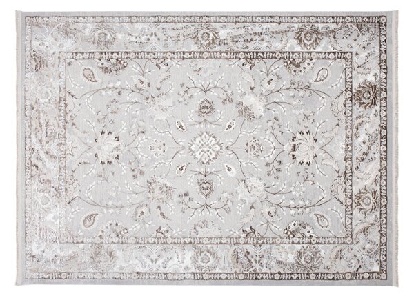 Makro Abra Kusový koberec SAHARA K897D klasický světle hnědý šedý Rozměr: 80x150 cm