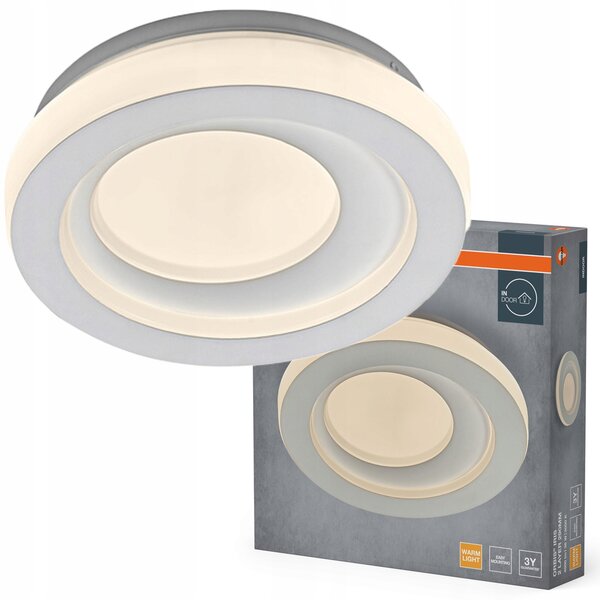 Stropní Svítidlo LED Stropní Svítidlo Přisazené 36W 2600lm 3000K Teplá Bílá Orbis Osram