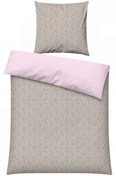 POVLEČENÍ, vícebarevná, pink, 155/220 cm - Povlečení, Online Only