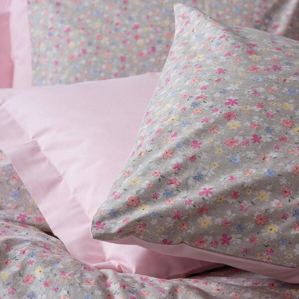 POVLEČENÍ, vícebarevná, pink, 155/220 cm - Povlečení, Online Only